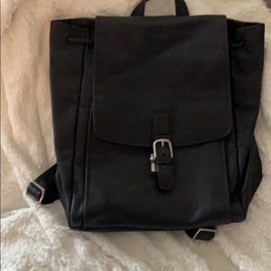Coach black backpack excellent condition